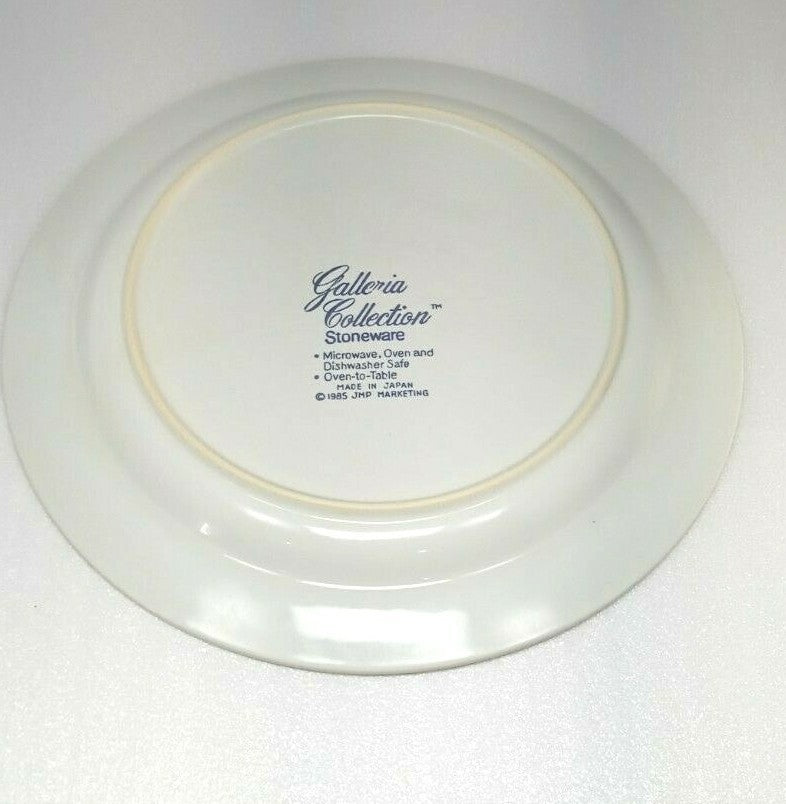 Galleria Stoneware Oven to Table 1985 JMP Marketing Dinnerware Collection Japan