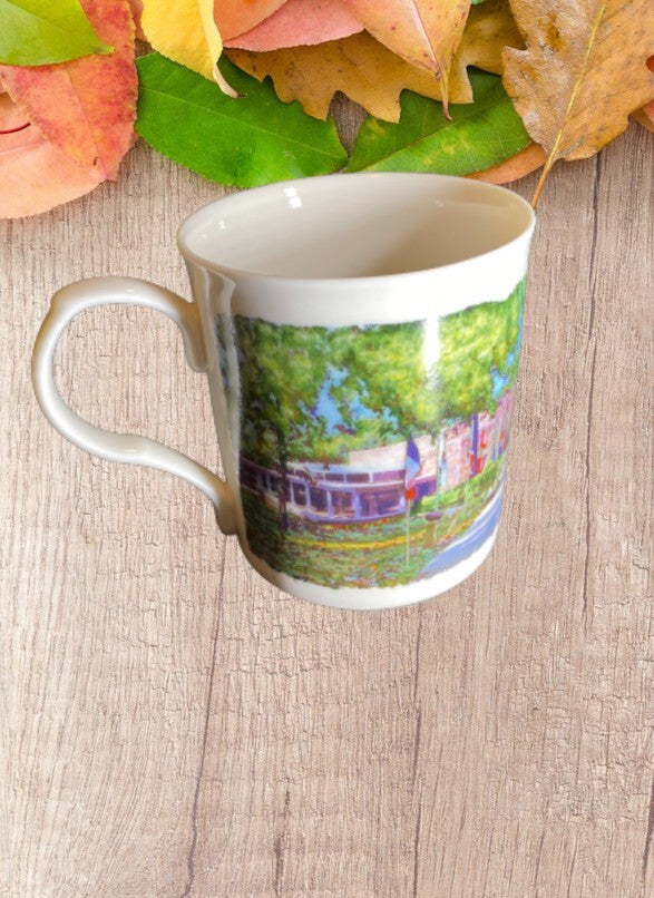 Roosevelt's LITTLE WHITE HOUSE 2008 Porcelain Coffee Mug Design Masters Tea Cup