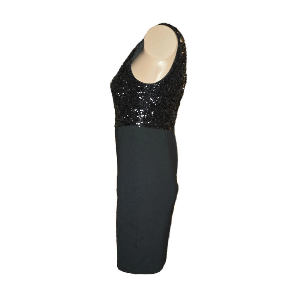 Forever 21 Stunning Sequin Top Black Mini Dress  Size M