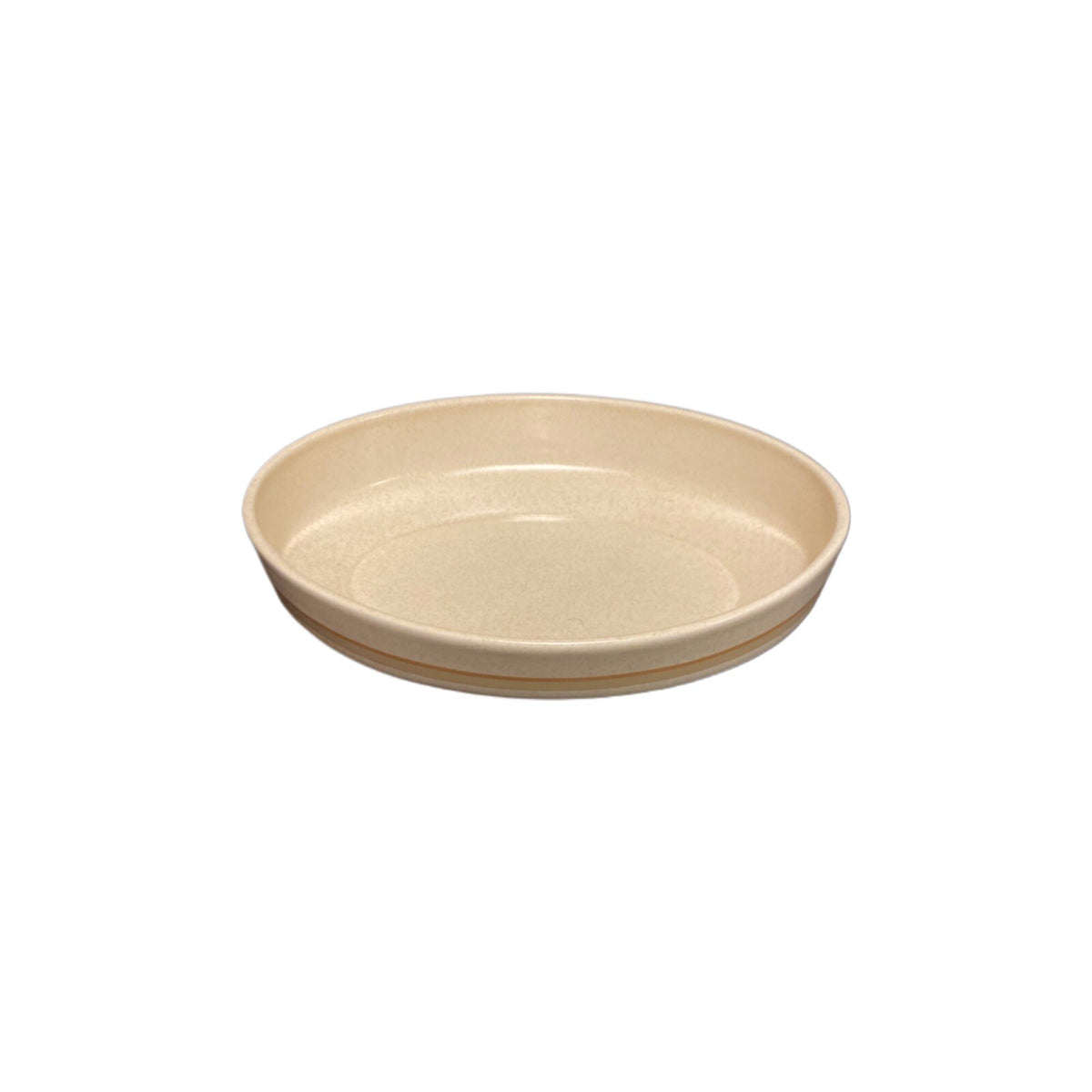 BRUSHWORK BEIGE Lenox Temper-Ware Oval Serving Bowl Stoneware USA Oven Safe