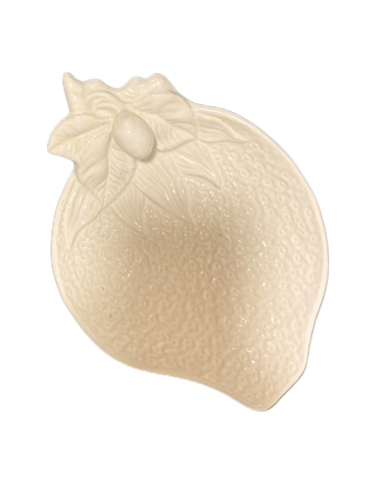 BORDALLO PINHEIRO Portugal Dish White Strawberry Shaped Olive Candy Chocolate