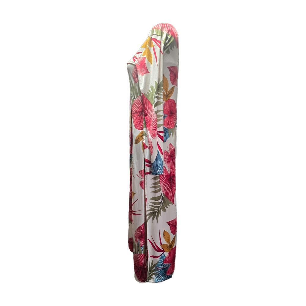 Kimono Fashion Nova Floral Print Long Tropical Cover Up Swim Gypsy Size M