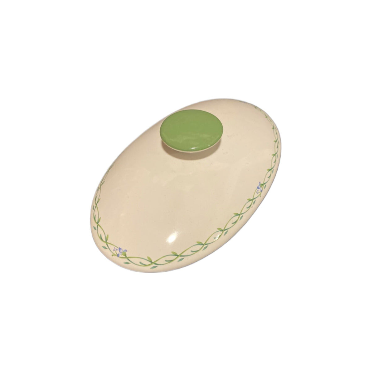 GARDEN BLOOM Studio Nova/Mikasa Casserole LID ONLY Replacement Laurel Trim Y2372