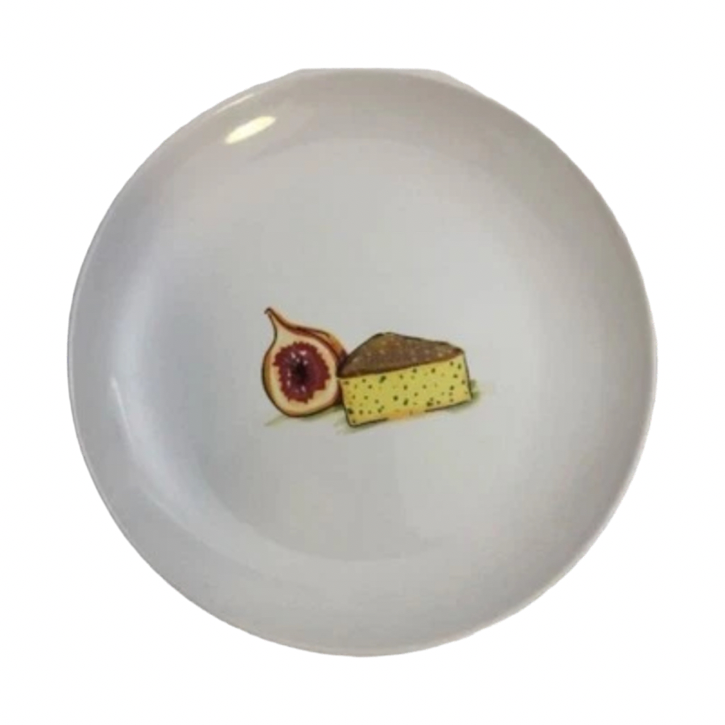 DesignPac Cheese & Fruit Plates Set of 5 – 6 5/8” D  2006 Morgan Newbury