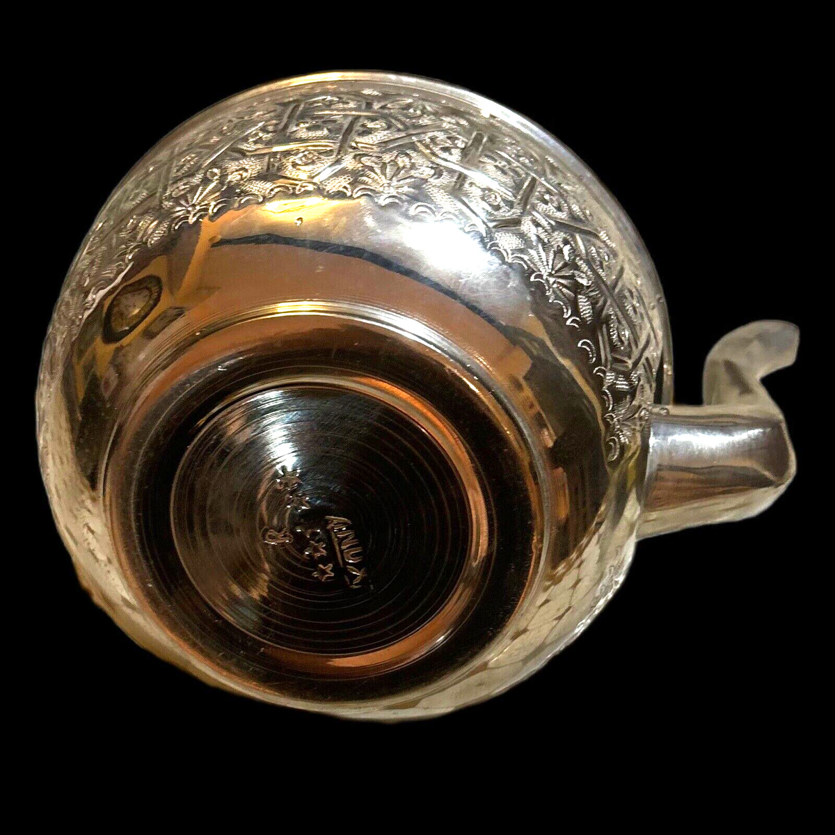Moroccan Basin & Kettle Traditional Hand Wash Hand Hammered Brass Nickel Silver