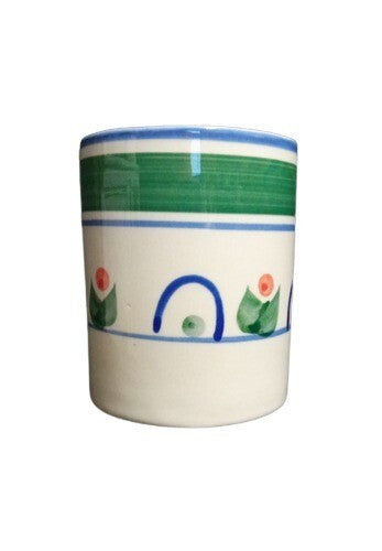 Gibson Designs PRIMROSE 4-Mugs 12 oz Ceramic Coffee Tea Chocolate Cups Floral