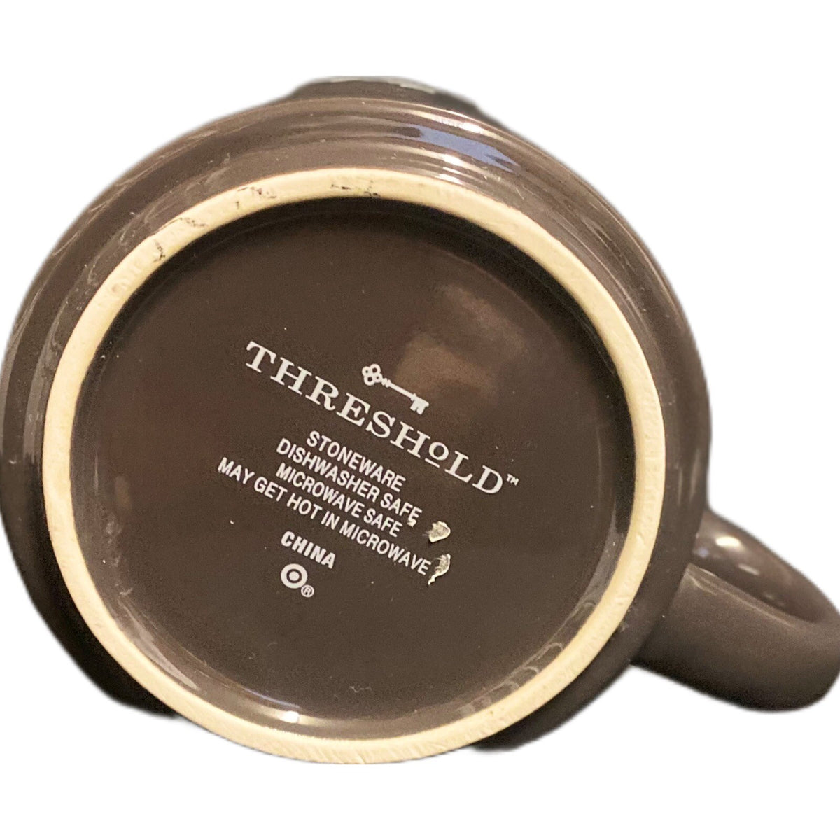 Threshold Mug Monogram A Letter Gold Initial Stoneware Coffee Tea Snowflake Cup