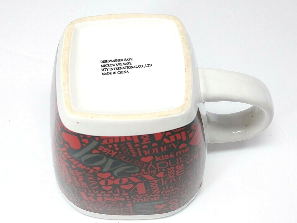 MTY INTERNATIONAL Mug love, mine, kiss me, hug, now or never 
