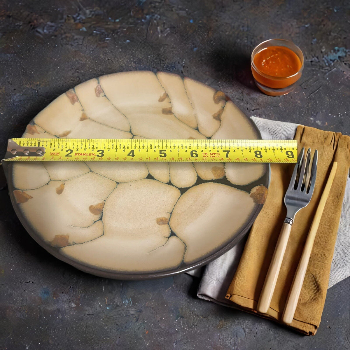 Mikasa Gourmet Basics ANDRIA Stoneware Dinnerware Collection Brown