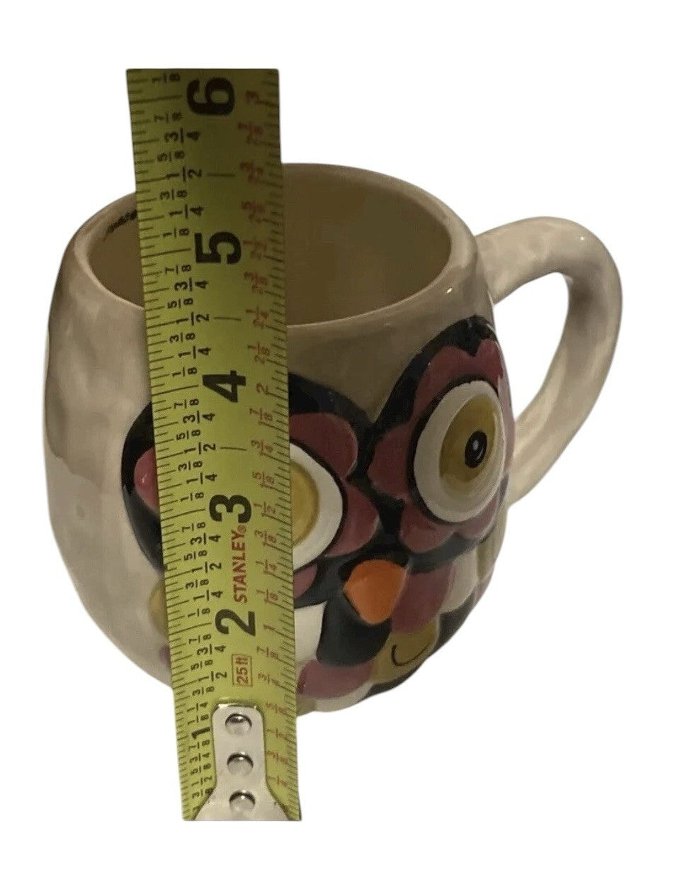 Natural Life Owl Mug • Peace Love Coffee • Colorful Ceramic Cup