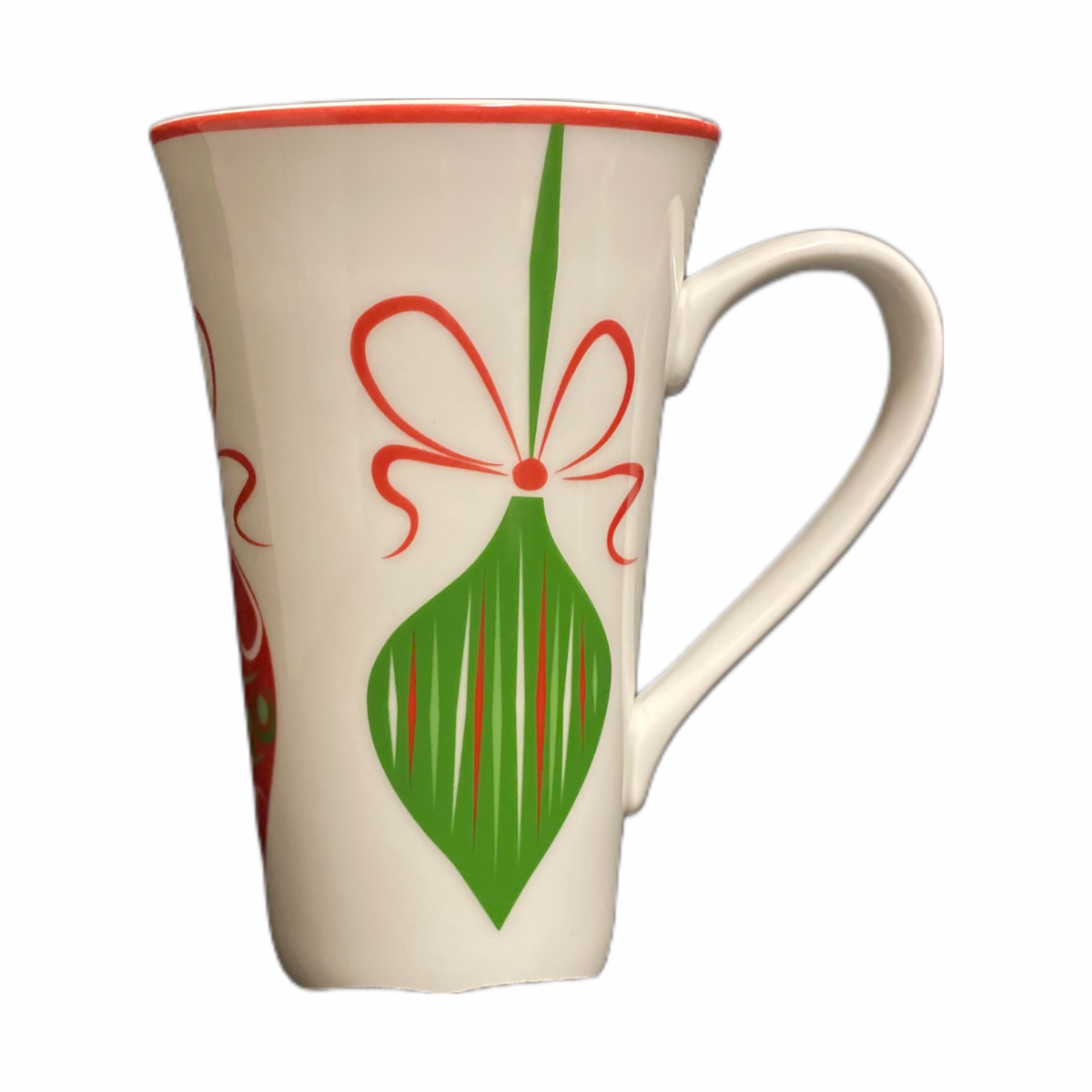 222 Fifth Latte Mug THIRD DAY OF CHRISTMAS Coffee Tea Ornament Tall Cup 16 Oz