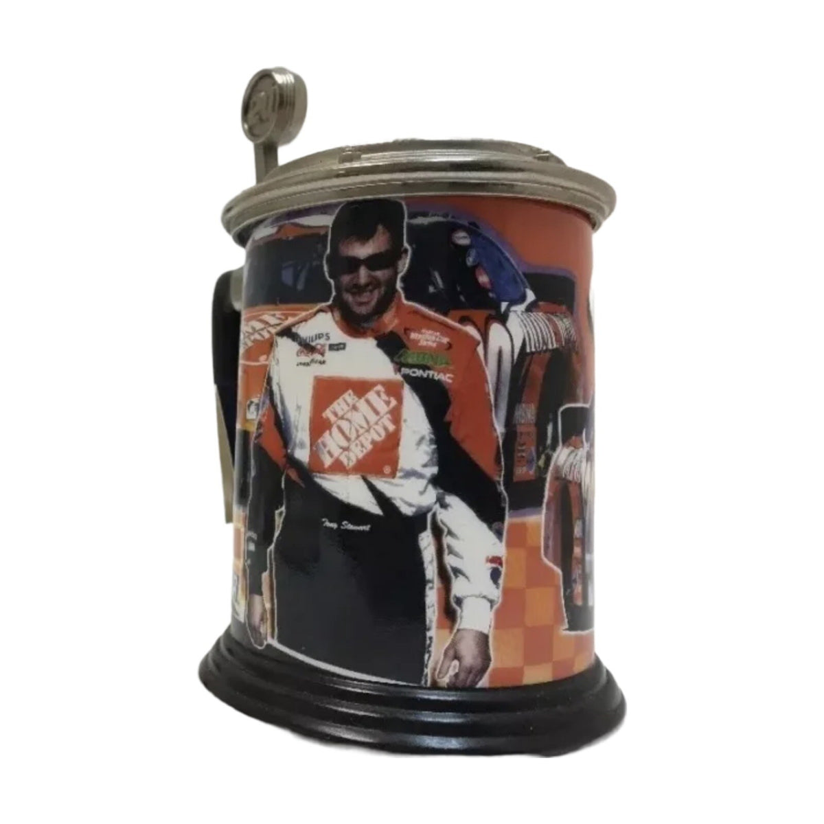 TONY STEWART Nascar Stein #20 Collector Tankard 2002 Joe Gibbs Racing Mug Cup