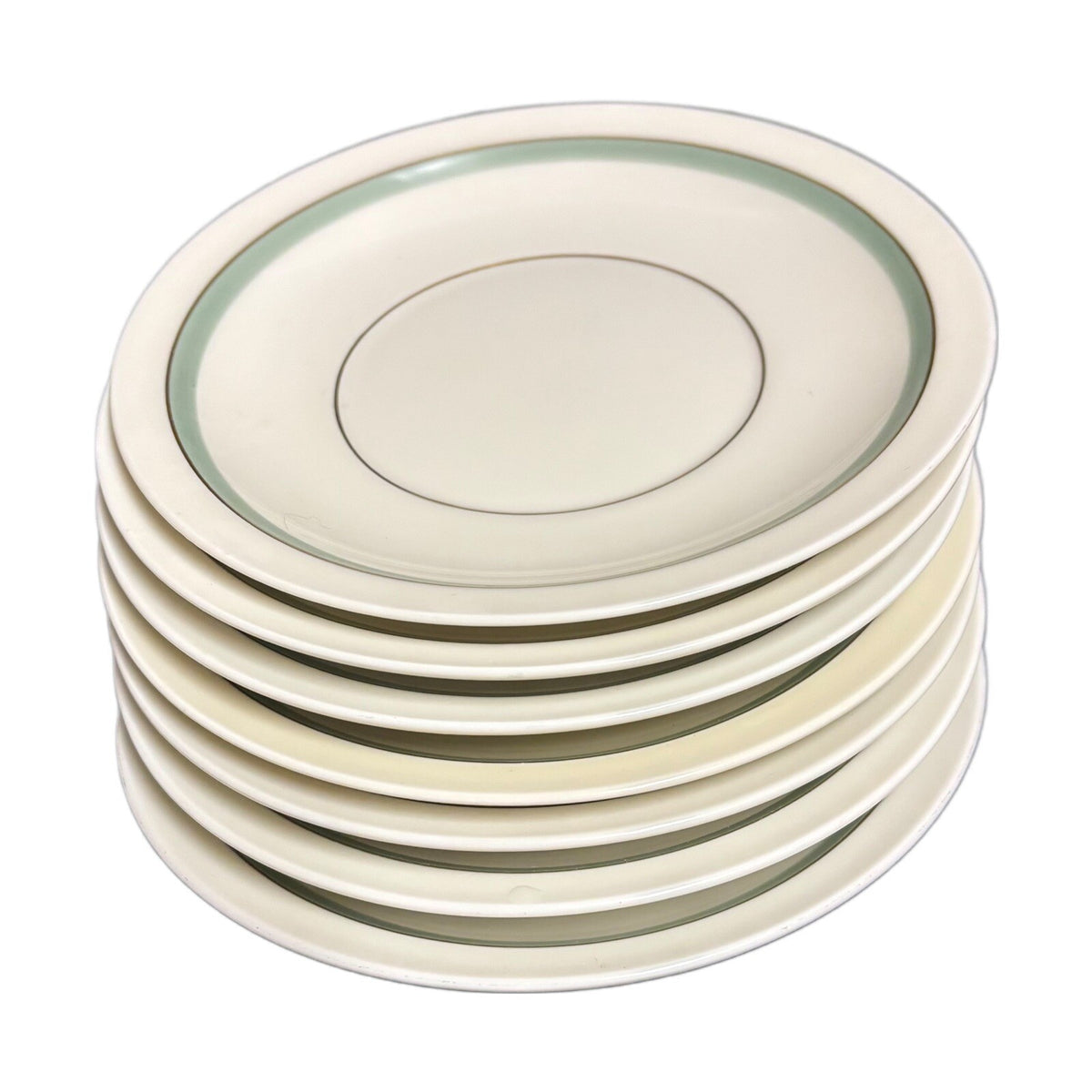 Vintage Royal Copenhagen 7-Saucers QUAKING GRASS 1920's Porcelain Plates