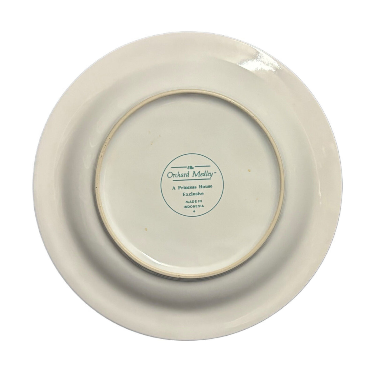 A Princess House 2-Salad Plates ORCHARD MEDLEY Ceramic Dessert Dishes