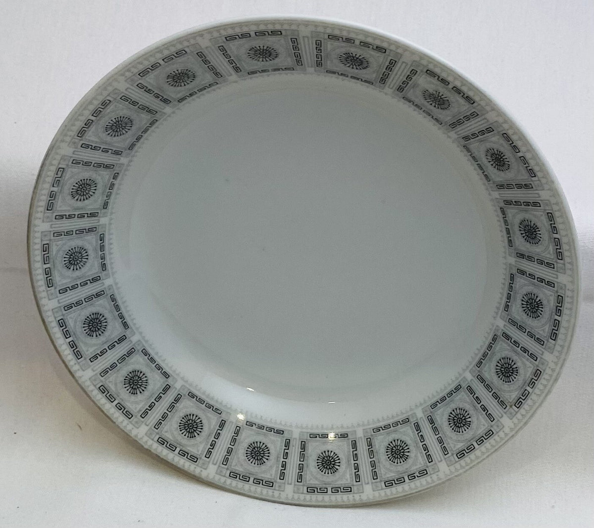 Vintage & Rare Norleans "APOLLO" Fine China Geometric Design Rim Soup