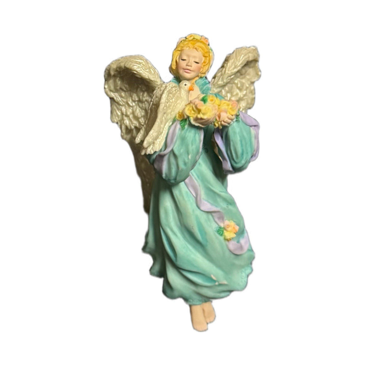1999 Hallmark Keepsake Angel World of Wishes Ornament Inspirational