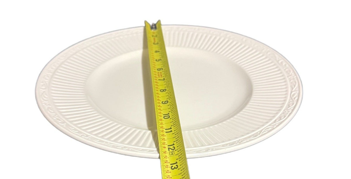 Mikasa Italian Countryside 13” Chop Plate White Serving Platter DD900