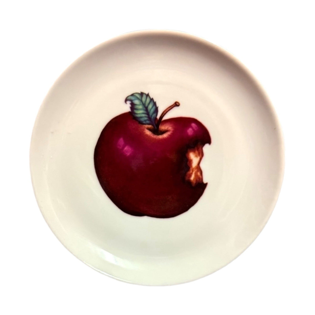 Vintage House of Lloyd Apple Evolution Snack Plates Set of 4 Farmhouse 6 3/4" D