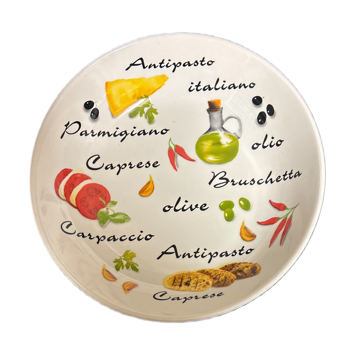 QUADRIFOGLIO Ceramica Pasta Serving Bowl Italian Antipasto Appetizer Pasta Dish