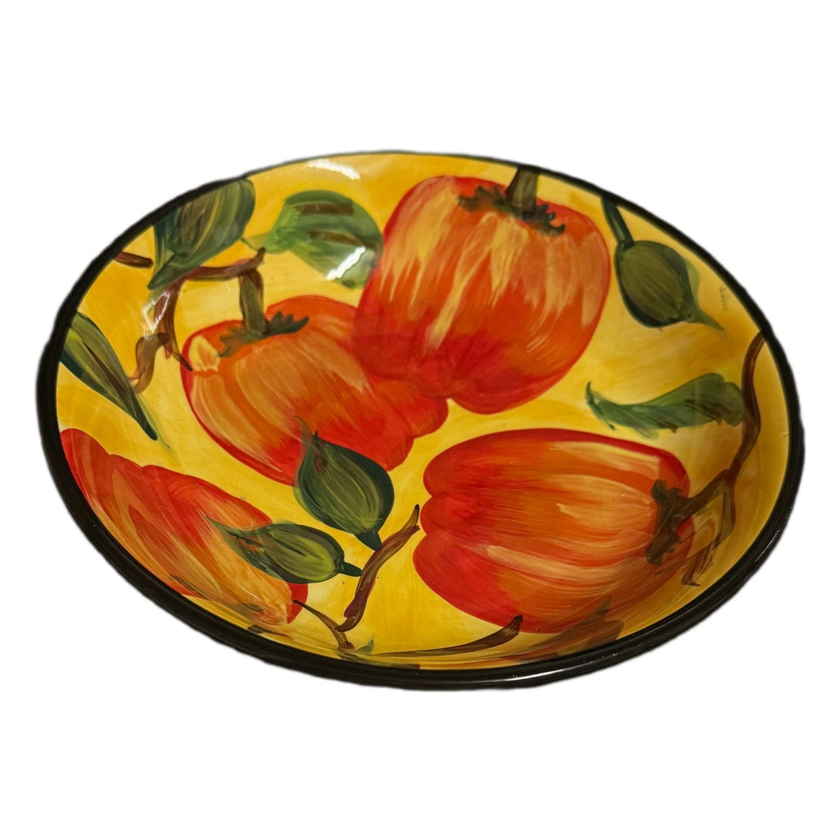 Certified International Peppers Bowl Margaret Le Van Pasta Serving Dish