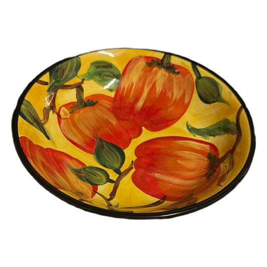 Certified International Peppers Bowl Margaret Le Van Pasta Serving Dish