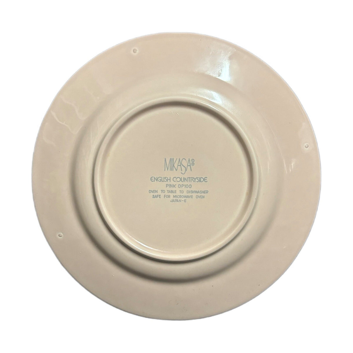Mikasa 4-Salad Plates ENGLISH COUNTRYSIDE PINK 8 1/4"D DP100 Ceramic Dessert