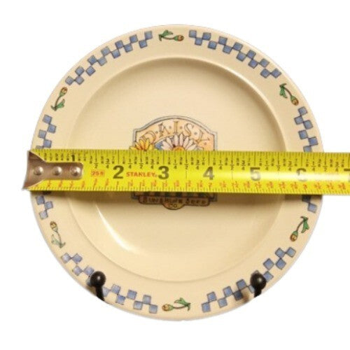 Gibson Designs DAISY 3-Bread & Butter Plate 6 ½” D Sunshine Seed Appetizer Dish