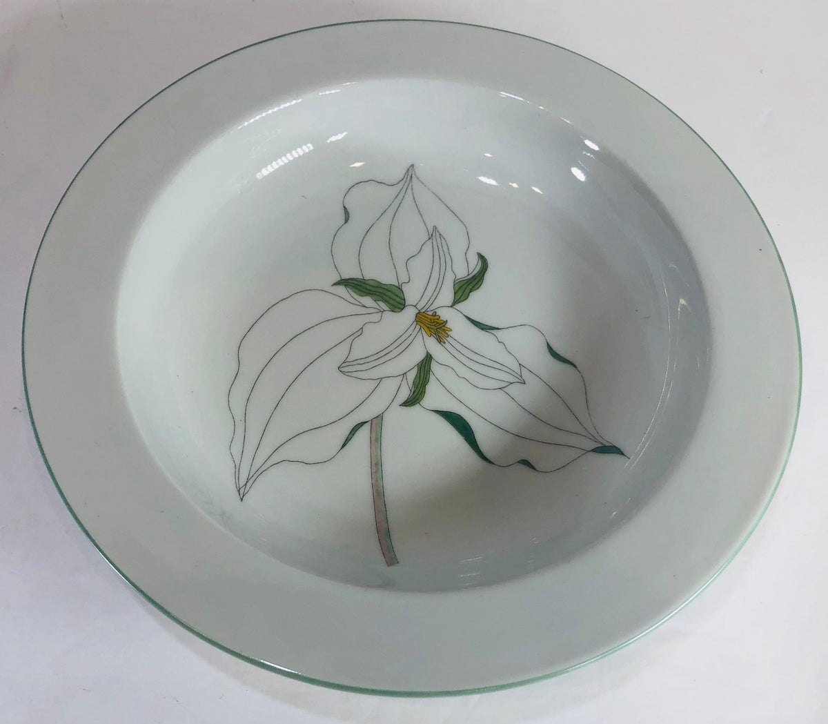 Block Spal "TRILLIUM" Watercolors, Goertzen, Flowers Dinnerware Collection 