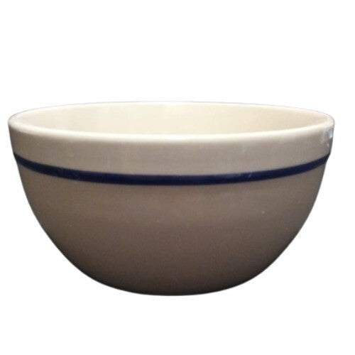 Gibson Everyday 4-Soup/Cereal Bowls 5" D Blue Rim Coupe Oven Safe