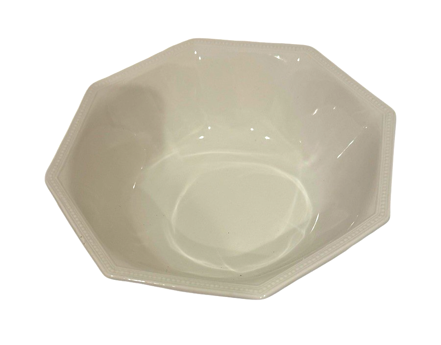 Johnson Brothers Heritage White 9” Serving Bowl Octagonal 3” Deep