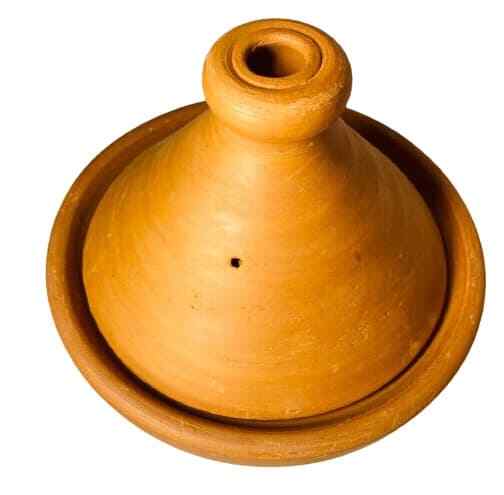 Handmade Moroccan Tagine Pot 8.5/8” – Unglazed Red Clay Terracotta Cookware