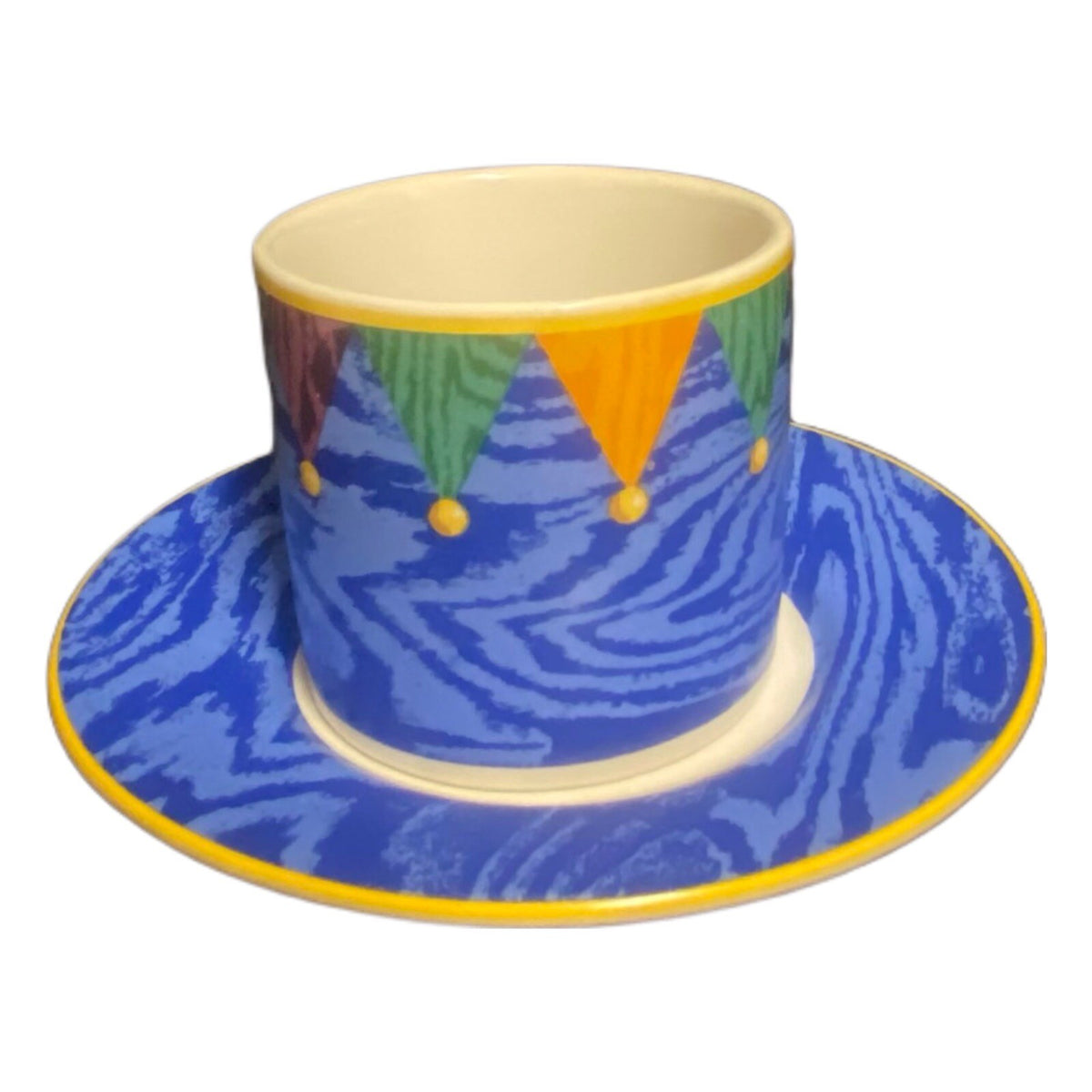 Riviera Van Beers Kiva 4-Cups & Saucers Signature Housewares Espresso Demitasse
