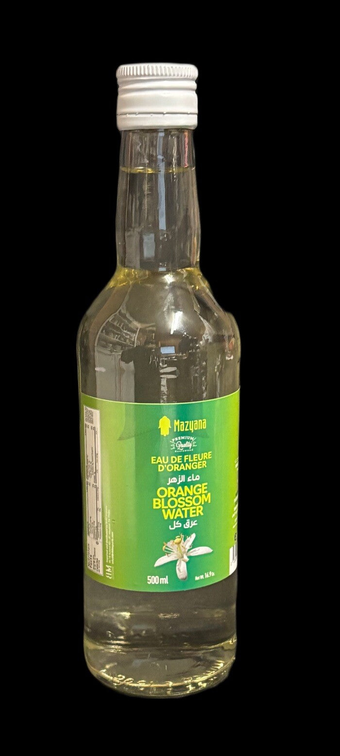4-Premium Orange Blossom Water MAZYANA - 500ml | All-Natural Aromatic Essence