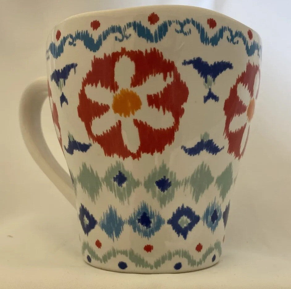 222 Fifth Mug HANNA PTS Int'l Fine China Porcelain Coffee White Tea Cup 12 oz