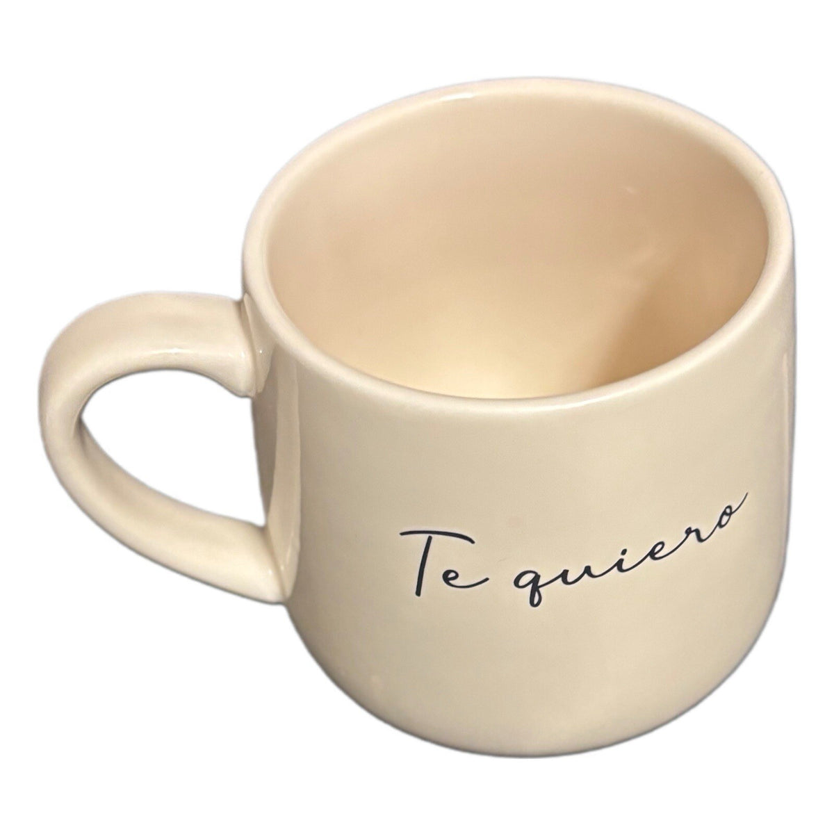Threshold Te Quiero Mug 13 oz Light Pink Gold Stoneware Coffee Tea Cup Target