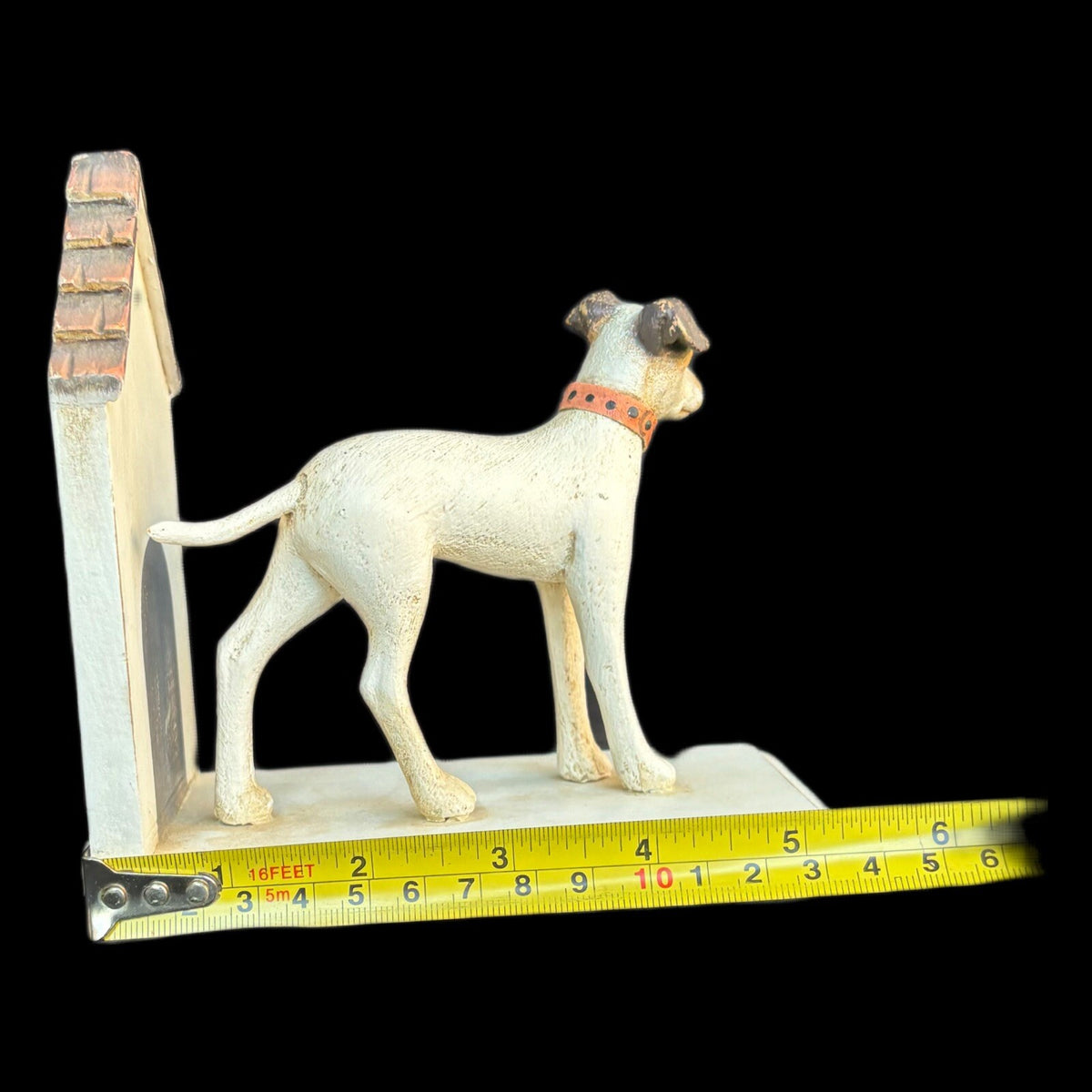 Terrier Breed Bookends Dog Figurines Collectable Statues Holder For Books