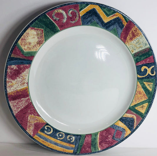 "MESA" by FURIO Contemporary Casuals Dinnerware Collection Geometric Border