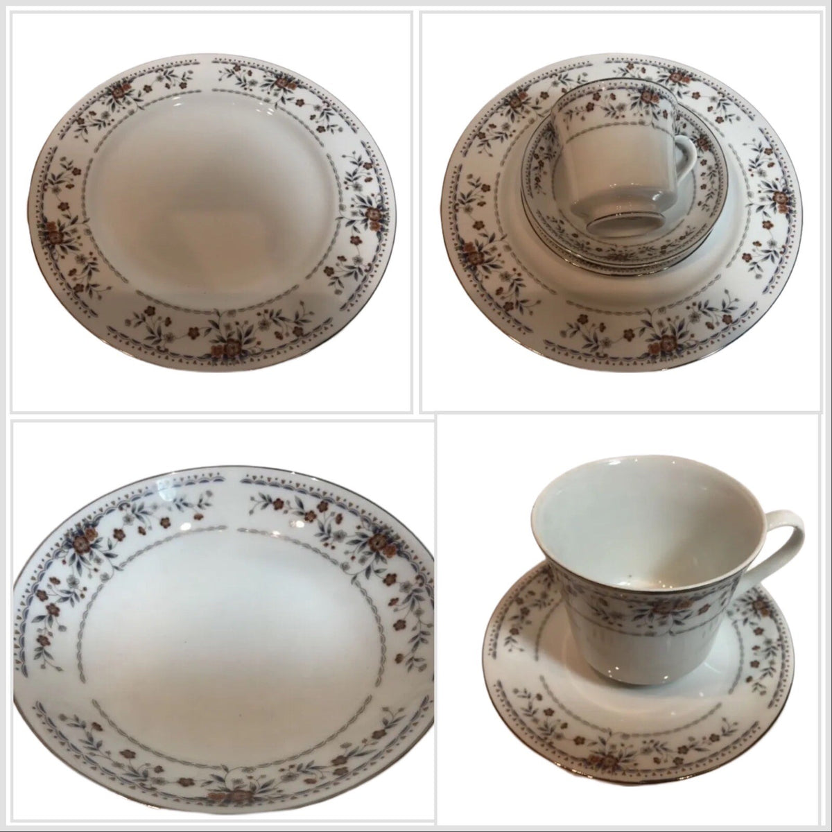 Claremont Japan WADE SONE 16 Piece China Porcelain 4 Piece Place Setting for 4