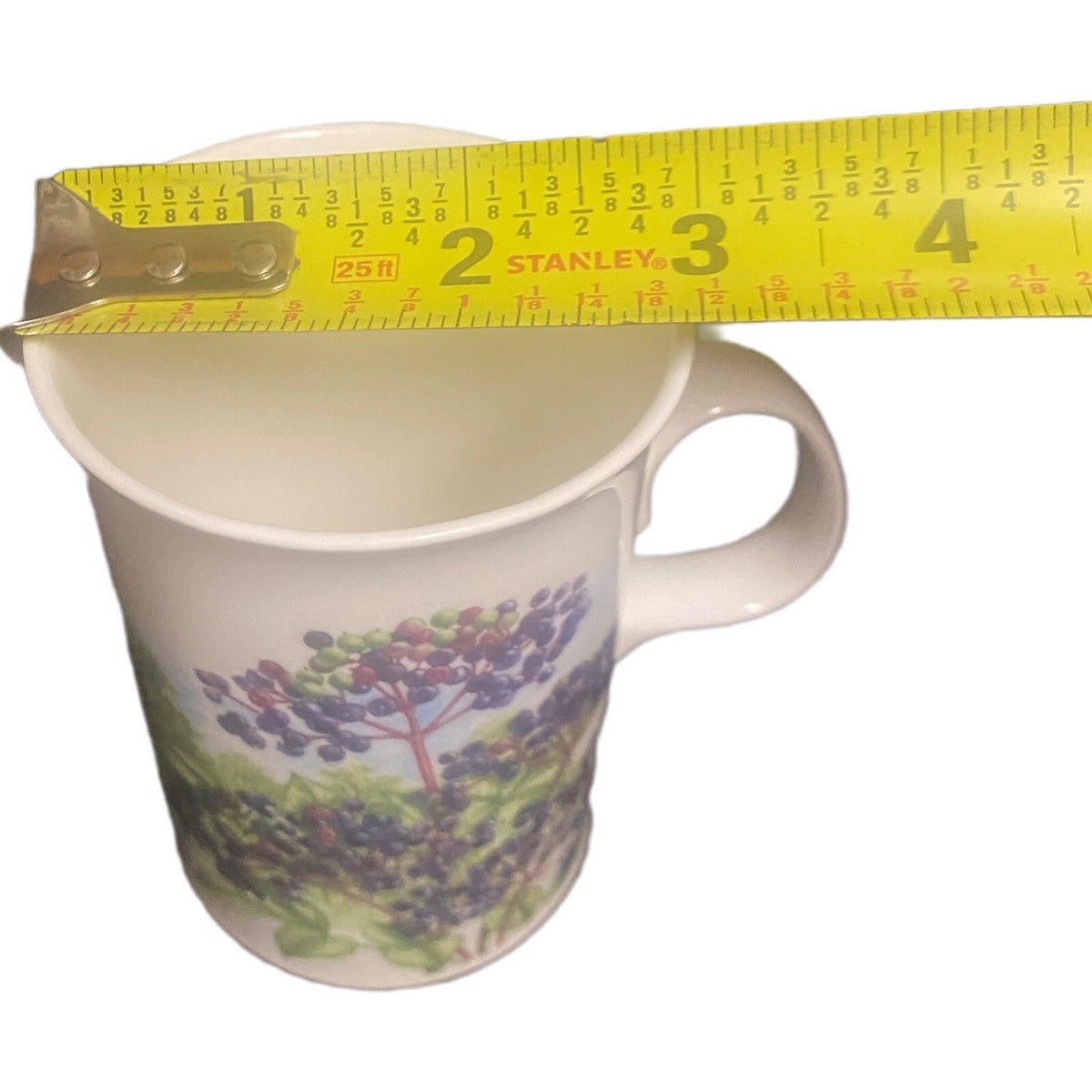 Dunoon Hedgerow Mug Elderberries Bone Fruits China England  JANE FERN Design Tea