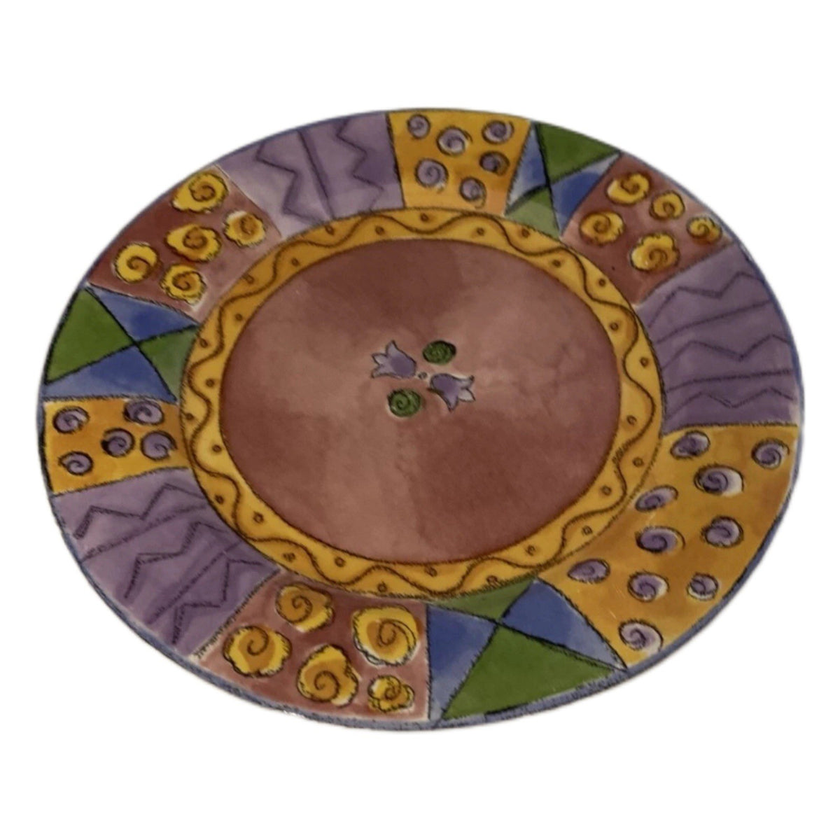 Sango Sweet Shoppe Sue Zipkin Set Of 4 Assorted Designs Salad Dessert Plates 8"D