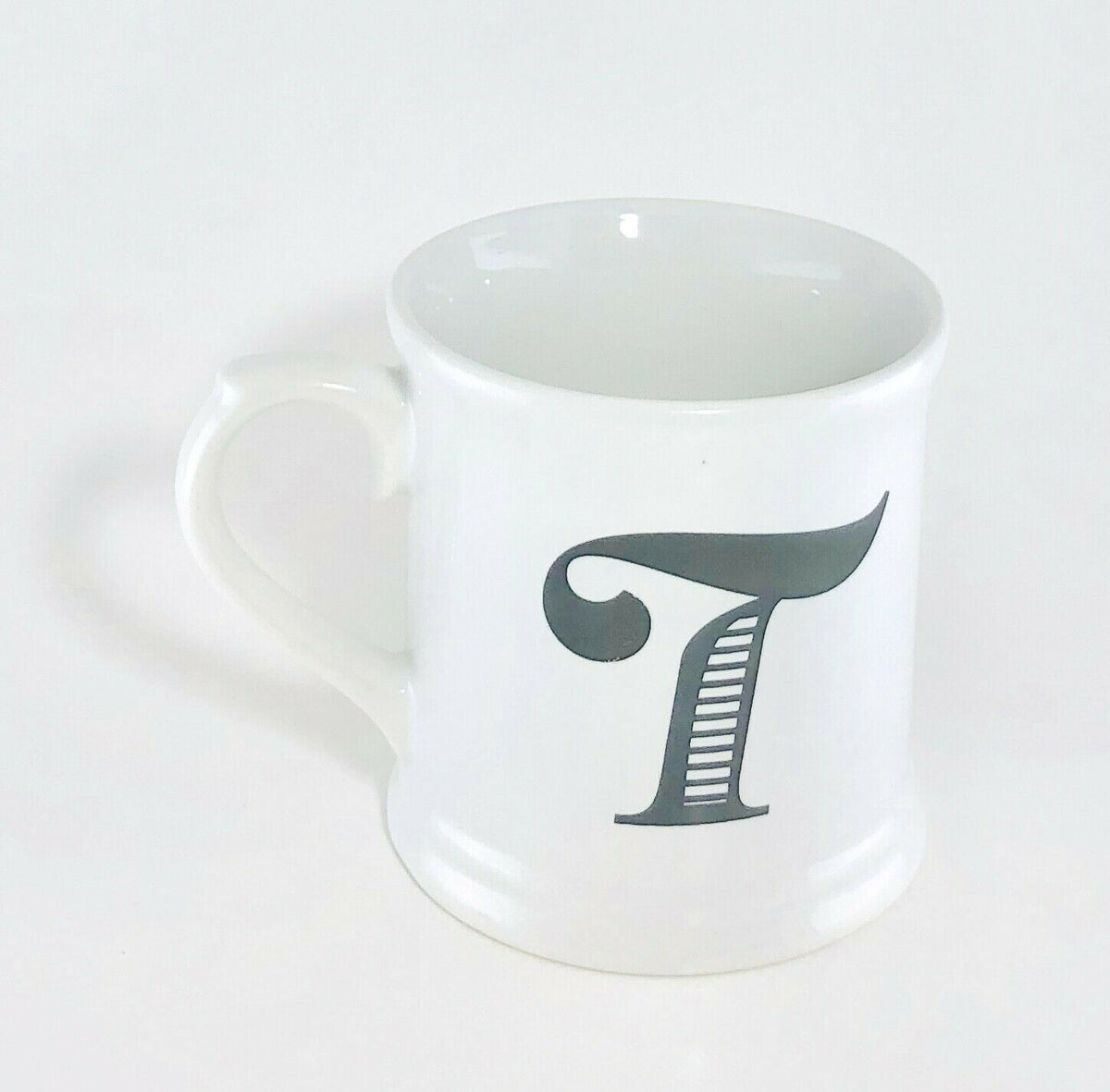 Holiday Home Monogram Ceramic Coffee Mug Personalized Name Letter Initial Cup 