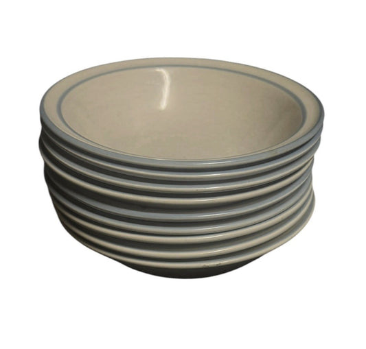 Set of 9 Hearthside Chantilly Fleur de Lune 6 7/8” Cereal Soup Bowls Japan
