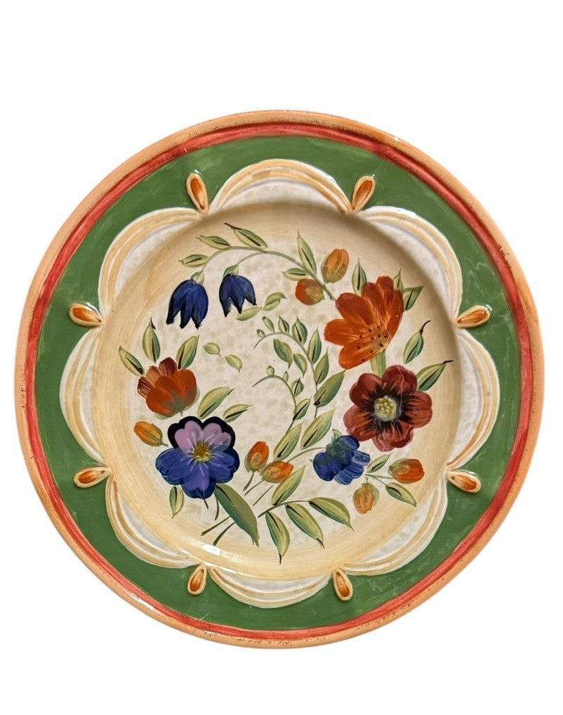 Certified International Pamela Gladding Wildflowers 11.5" Plates Set 2