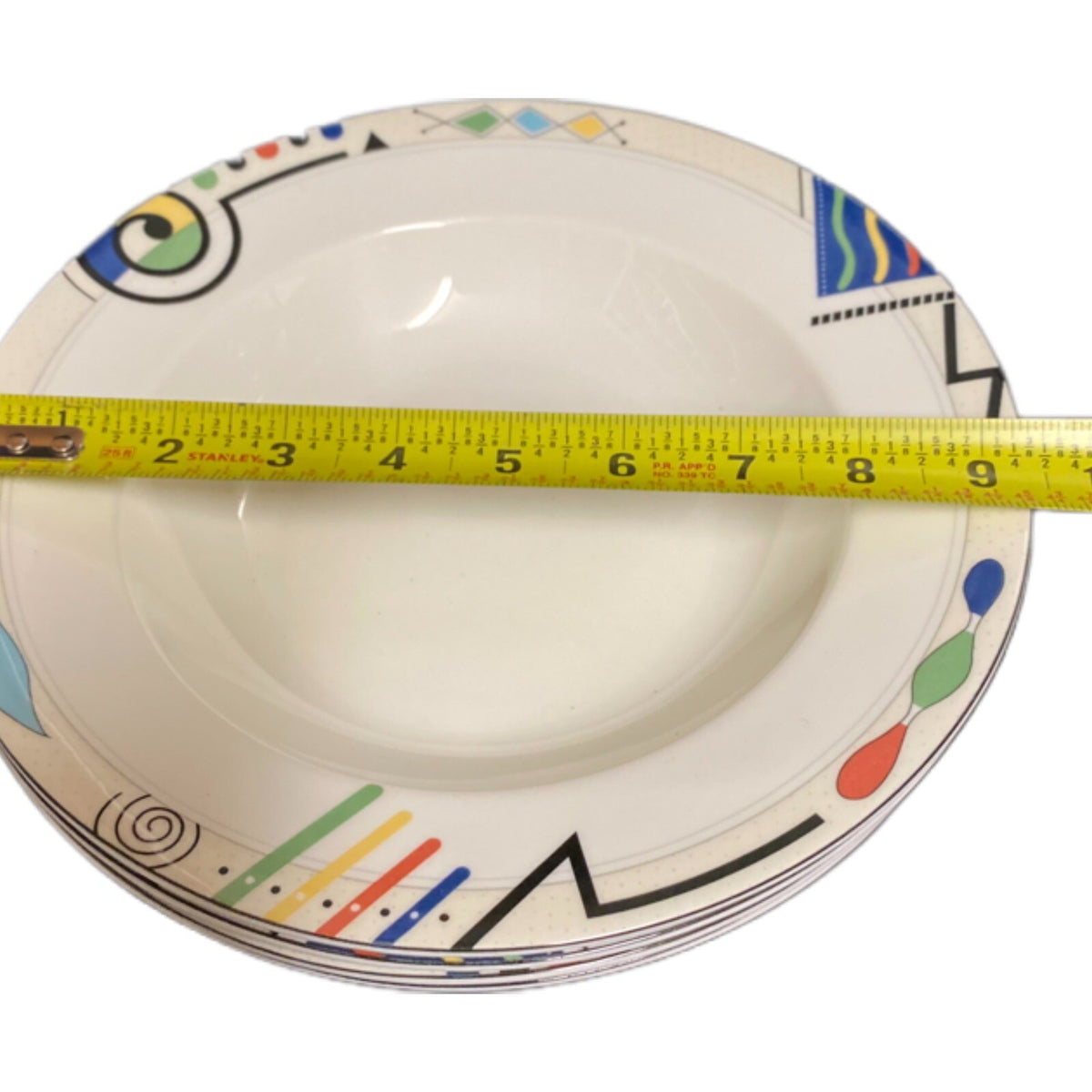 Mikasa HEADLINE 4 Rim Soup Bowls Ultimata + Super Strong Fine China HK 232