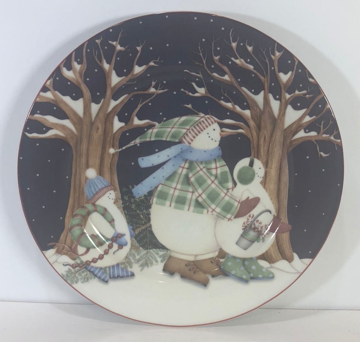 Debbie Mumm Winter Wonders Salad/Dessert Plate Zak Designs Dinnerware Collection