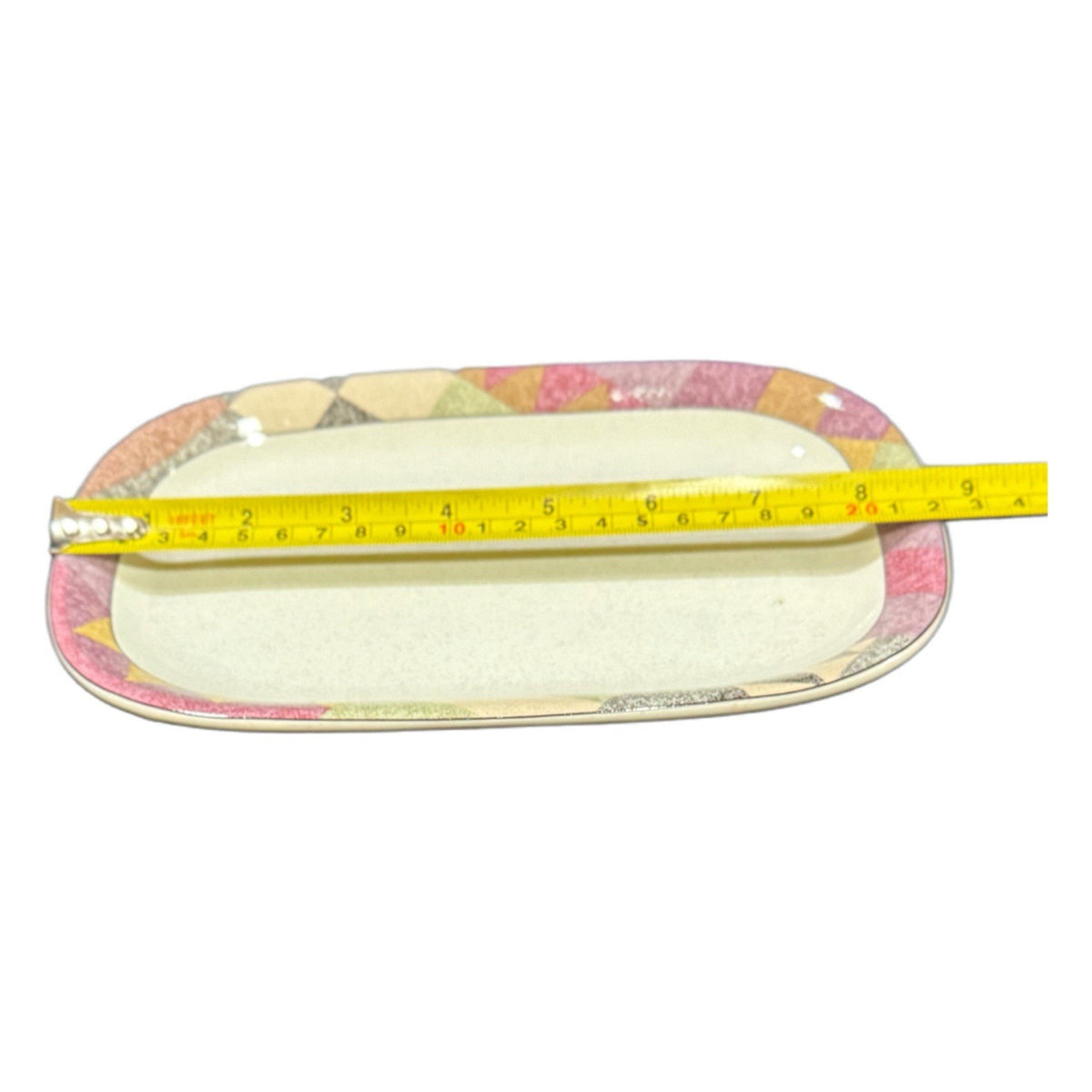 Studio Nova Y2216 Butter Dish Set Colorful Palm Desert by Nancy Green