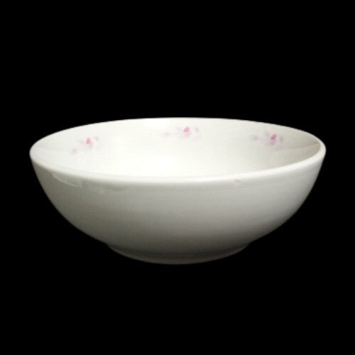 Gibson Designs HEAVENLY ROSE 4-Cereal Bowls 5 7/8” D Pink Rose & Flowers Coupe