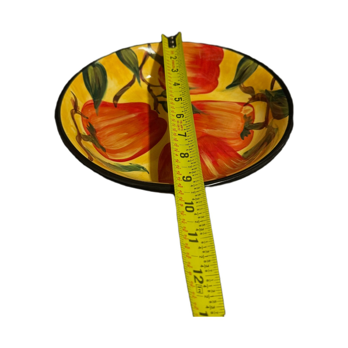 Certified International Peppers Bowl Margaret Le Van Pasta Serving Dish