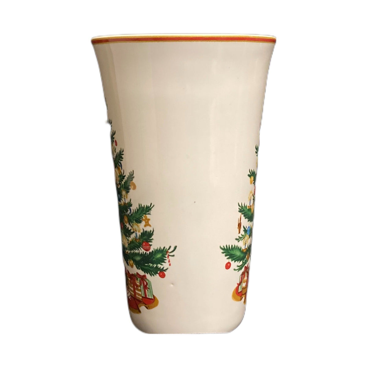 222 Fifth O' Tannenbaum Latte Mug Christmas Holidays Tree Gifts Presents Tea Cup