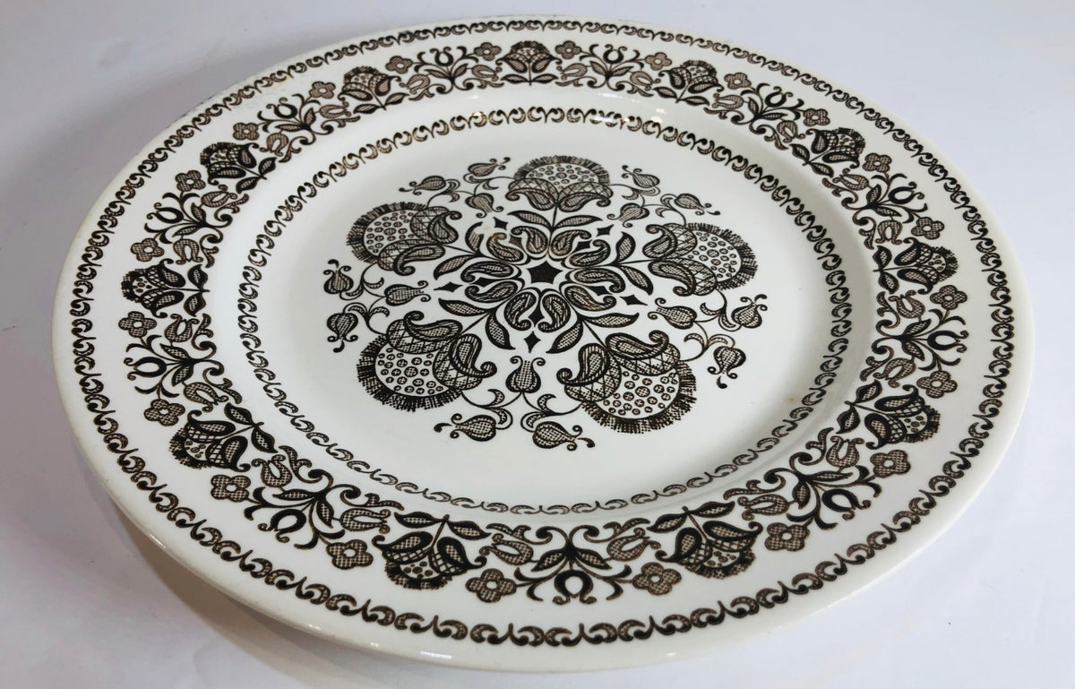 Royal China "Wellesley" Brown Dinnerware Collection USA Oven Proof